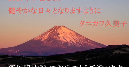 新年の挨拶タニカワ久美子