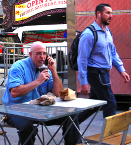 ニューヨーカーの朝