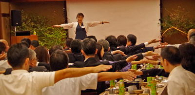 講義と参加者との情報交換を通じたメンタルヘルス講演