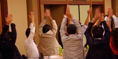 講義と参加者との情報交換を通じたメンタルヘルス講演