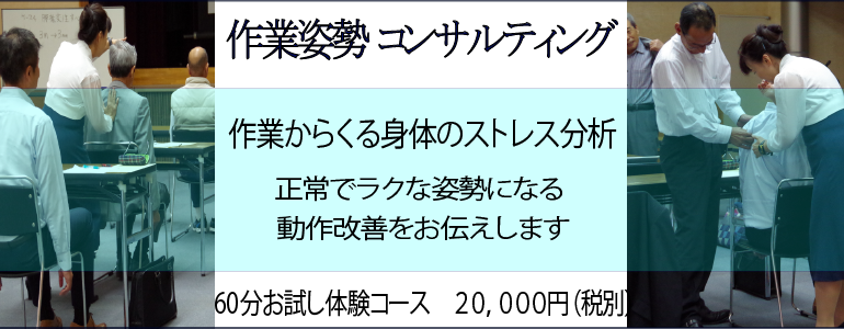作業姿勢コンサルティング
